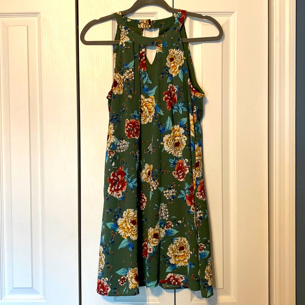 🌟SOLD🌟 Green floral dress